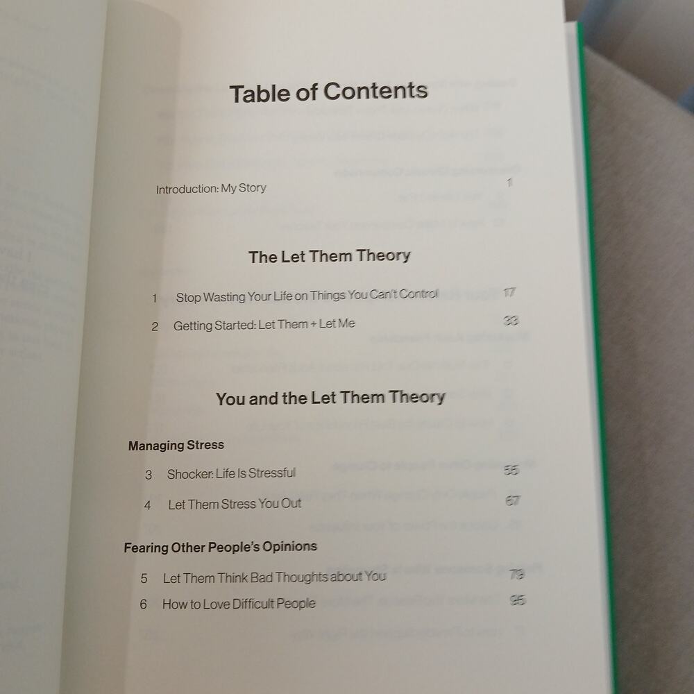 The Let Them Theory by Mel Robbins hardcover ISBN 9781401971366 - Picture 5 of 6